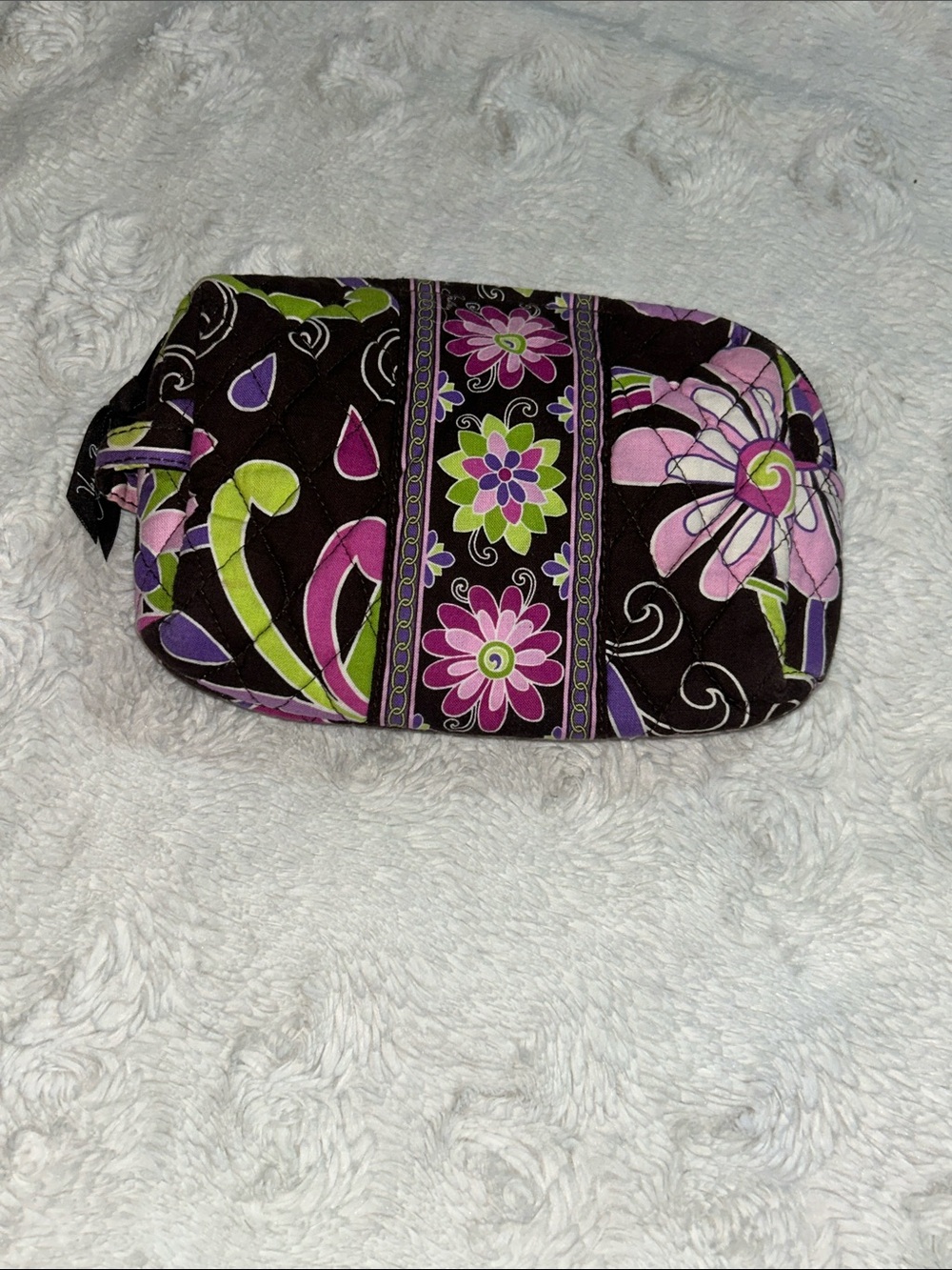 Vera Bradley Floral Quilted Cosmetic Bag